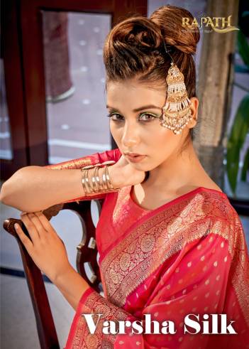 Varsha Silk By Rajpath Banarasi Silk Traditional Wear Saree Collection